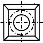 N013 Płytka wymienna z węglika spiekanego nacinająca  - 14x14x1,2 Drewno+ IGM