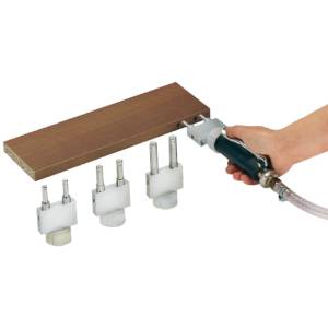 Podwójna dysza do połączenia kołkowego - 10x30mm, podziałka 32mm