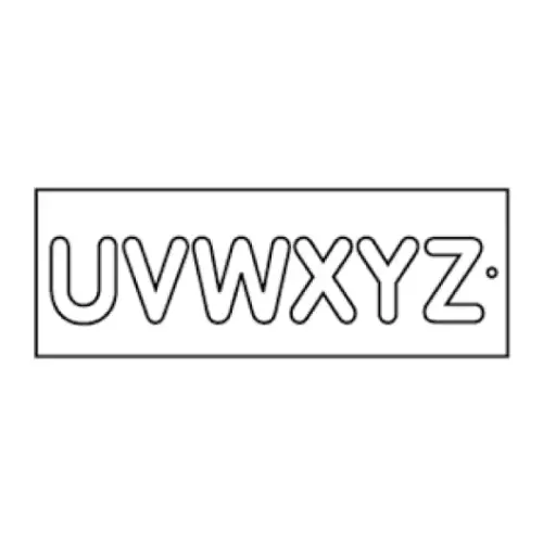 Szablon do frezowania liter, rozmiar 57mm, U-Z