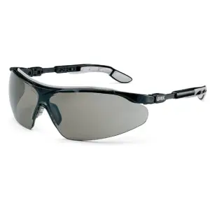 Uvex I-VO Okulary ochronne - przeciwsłoneczne, czarno-szare