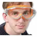 Uvex ULTRASONIC Gogle ochronne, przezroczyste szybki, pomarańczowo -szare