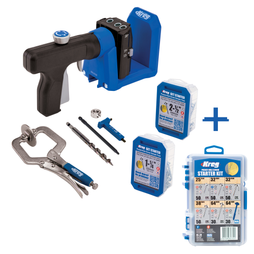 Kreg Pocket-Hole Jig 520PRO Zestaw do wykonywania połączeń kieszeniowych ukrytych 