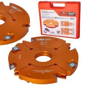 CMT 694.021.30 Regulowana głowica do rowkowania 2 częściowa MAN - D150x14-28 d30 Z2+2 V2+2 ALU