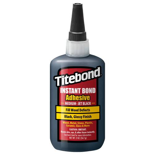 Titebond Instant Medium Jet Black Klej Szybkoschnący