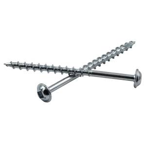 Wkręty do połączeń kieszeniowych 4,5x63mm gruby gwint talerzykowy 100 szt. 