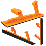 PM40 Antypoślizgowy posuw materiału 405mm  podajnik