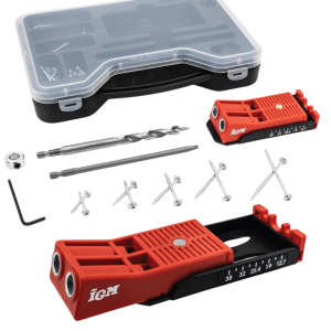 Pocket Hole ZESTAW DO WYKONYWANIA POŁĄCZEŃ KIESZENIOWYCH UKRYTY WKRĘT TULEJA Z MAGNESEM