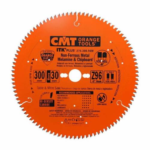 CMT 276.300.96M Piła tarcza - D300x2,8 d30 Z96 HW ultracienka do drewna laminatu