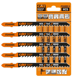 CMT JT244DDC-5 Brzeszczot HCS Fast Wood DUO  L100 I75 TS4 (5 szt.)