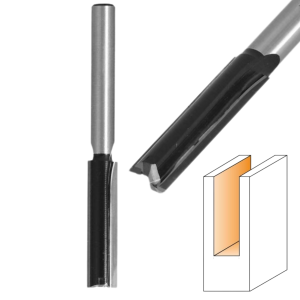 CMT 174.101.11 Frez prosty do drewna wiercący monolityczny 10mm RH D=10 I=40 L=90 S=8 HM 