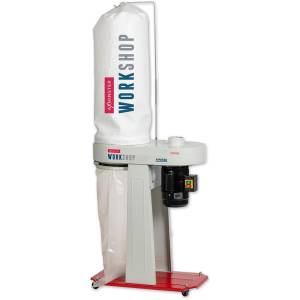 ODCIĄG TROCIN WIÓRÓW 1050 m³/h. Axminster Workshop AW82E Dust 