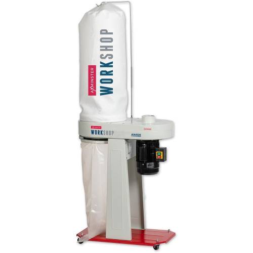 ODCIĄG TROCIN WIÓRÓW 1050 m³/h. Axminster Workshop AW82E Dust 