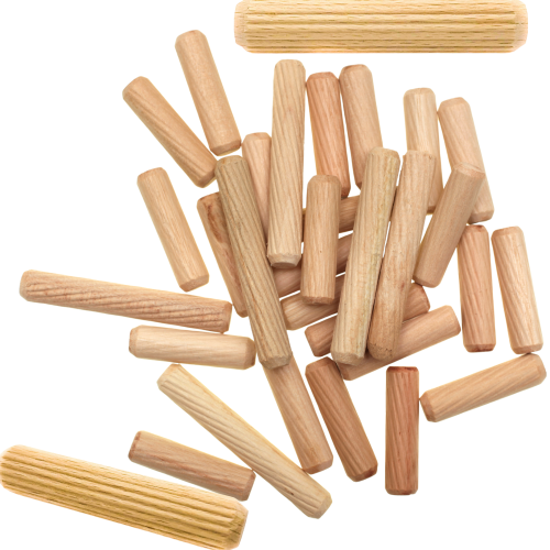 KOŁKI DREWNIANE MEBLOWE 6x30mm 100szt. twarde drewno, do montażu mebli