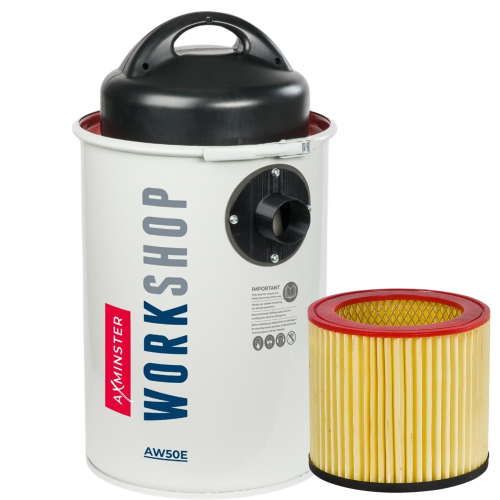 Odciąg trocin wiórów 50L mobilny Axminster Workshop AW50E 50L  – 230V