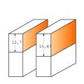 CMT 907.128.11 Frez do obcinania laminatu - D12,7x12,7 S=8 HW z łożyskiem