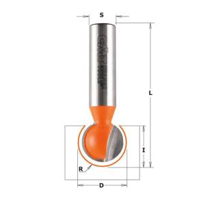 CMT 968.127.11 Frez kulisty - R6,35 D12,7x11 L57,15 S=8