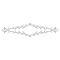 CMT Szablon wzory do ram FLORENTINE 550x130mm