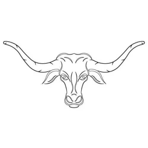 CMT Szablon wzory na drzwi i fronty Byk 419x194mm