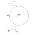 Głowica wiertarska pod zawiasy 45-9,5mm BLUM, SALICE, HAFELE, HETTICH