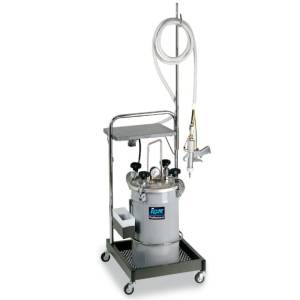 0165 Regulowany ciśnieniowy dozownik kleju, ze stali nierdzewnej, 12 kg