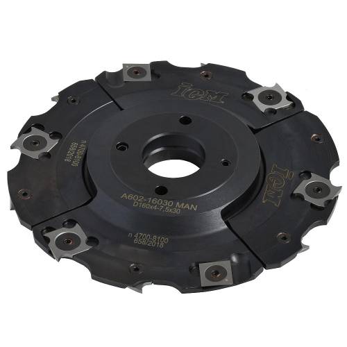 Regulowany frez rowkujący MAN - D160x4-7,5 d30 Z4+4 STAL