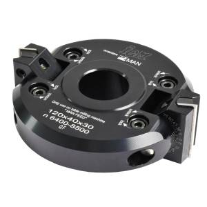 F607 Frez kątowy regulowany +-45° MAN - D120x40 d30 Z2 ALU