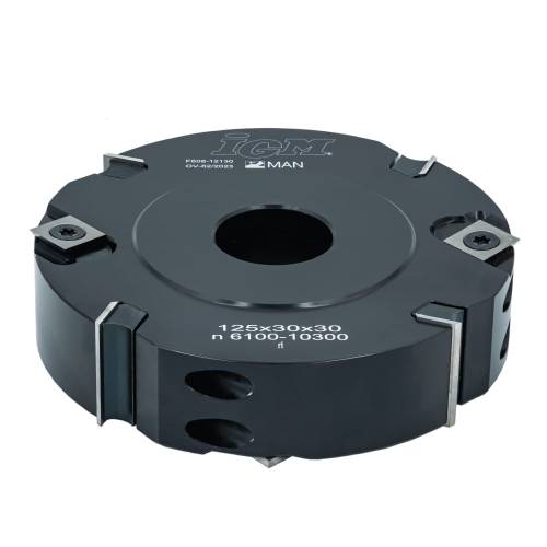 Frez do wręgowania z prostymi ostrzami MAN - D125x30 d30 Z4 V4 ALU