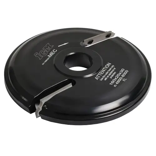 IGM F631 Frez do płycin MEC - Profil A, D160x20 d30mm Z2 górny ALU