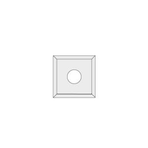 IGM N012 Płytka wymienna z węglika spiekanego Z4 - 12x12x1,5 LaminatMDF