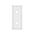 IGM N012 Płytka wymienna z węglika spiekanego Z4 - 29,5x12x1,5 LaminatMDF