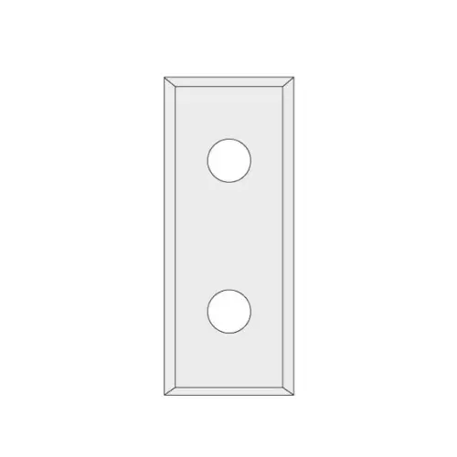 IGM N012 Płytka wymienna z węglika spiekanego Z4 - 39,5x9x1,5 LaminatMDF