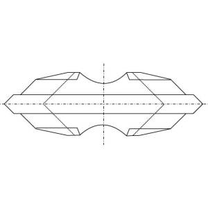 IGM N041 Płytka wymienna z węglika spiekanego  - 18x5,7x3,5 UNI