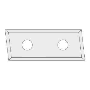 IGM Płytka wymienna z węglika spiekanego Z4 skośna 35° - 36x12x1,5 UNI