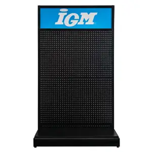 IGM Pusty regał handlowy, 142x100x45 cm