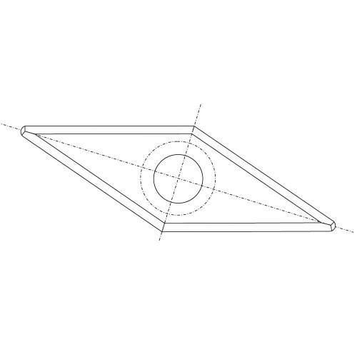 IGM RSS-CB Żyletka w kształcie rombu - 27x10x2,5 HW
