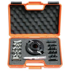 IGM Uniwersalny zestaw frezarski do drzwiczek 7 sztuk MAN - D100x40-50 d30 ALU