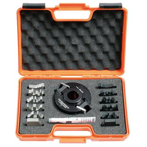 IGM Uniwersalny zestaw frezarski do drzwiczek 7 sztuk MAN - D100x40-50 d30 ALU