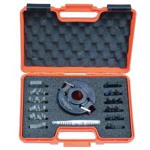 IGM Uniwersalny zestaw frezarski do drzwiczek 7 sztuk MAN - D100x40-50 d30 STAL