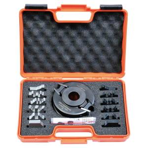 IGM Uniwersalny zestaw frezarski do drzwiczek 7 sztuk MAN - D120x40-50 d30 STAL