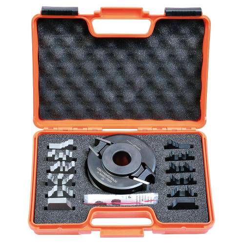 IGM Uniwersalny zestaw frezarski do drzwiczek 7 sztuk MAN - D120x40-50 d30 STAL