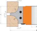 CMT Płytka wymienna do głowicy C694004 - para profilowych noży R=12+18mm