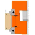 CMT Płytka wymienna do głowicy C694005 - para noży R6+45° prof.B6 (dół)